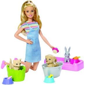 Barbie Banho de Cachorrinhos Mattel