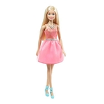 Barbie - Básica Glitz - Vestido Pink - Mattel