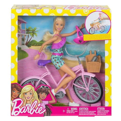 Barbie - Boneca e Bicicleta - 2019 1