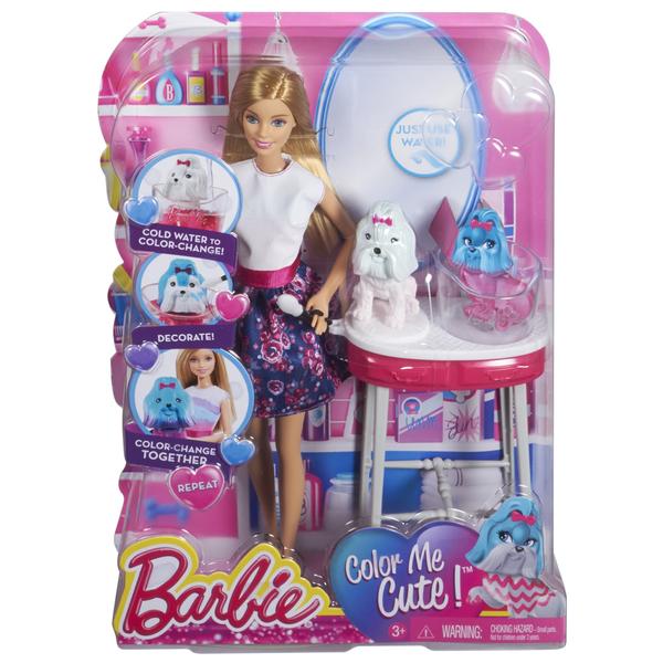 Barbie - Boneca Family Cão Banho de Cores - Mattel