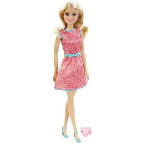Barbie Boneca Fashion Vestido Rosa - Mattel