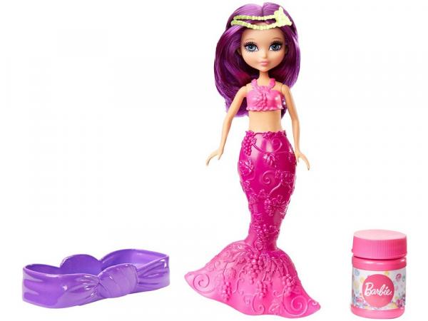 Barbie Bubblesn Fun Mermaid com Acessórios - Mattel