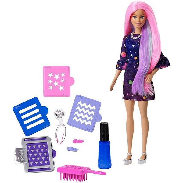 Barbie Cabelos Coloridos Fhx00 Mattel