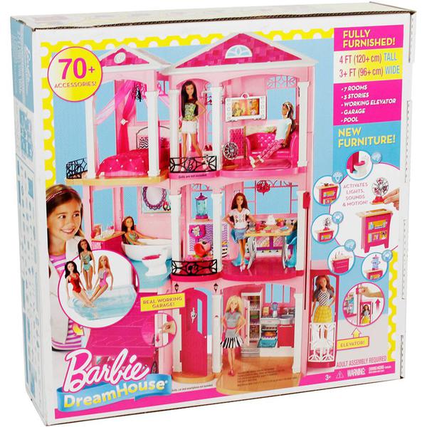 🏷️【Tudo Sobre】→ Barbie Real Casa dos Sonhos Ffy84 - Mattel