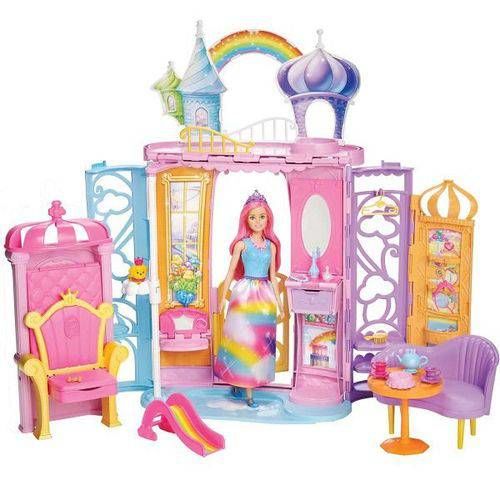 Barbie Castelo de Arco Iris Mattel Frb15