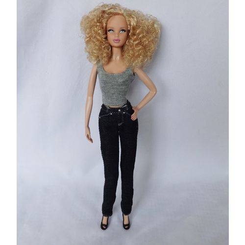 Tudo sobre 'Barbie Collector Basics Jeans Modelo #03 Loira Steffi'