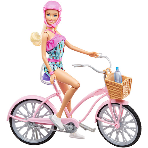 Tudo sobre 'Barbie com Bicicleta Ftv96 - Mattel'