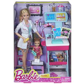 Barbie - Conjunto Profissões - Boneca Médica - Mattel