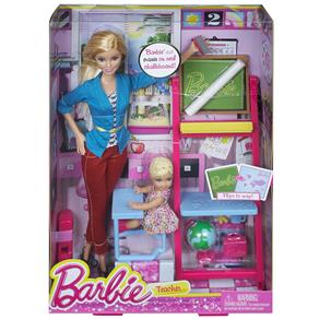 Barbie - Conjunto Profissões Boneca Professora - Mattel