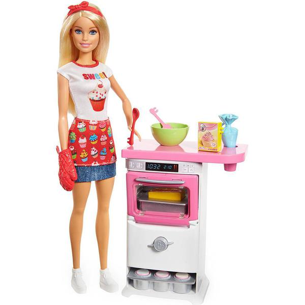 Barbie Cozinhando e Criando Chef de Bolinhos Mattel