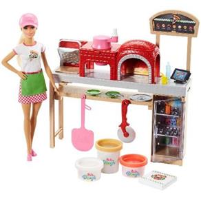 Barbie Cozinhando e Criando Pizzaiola FHR09 Mattel