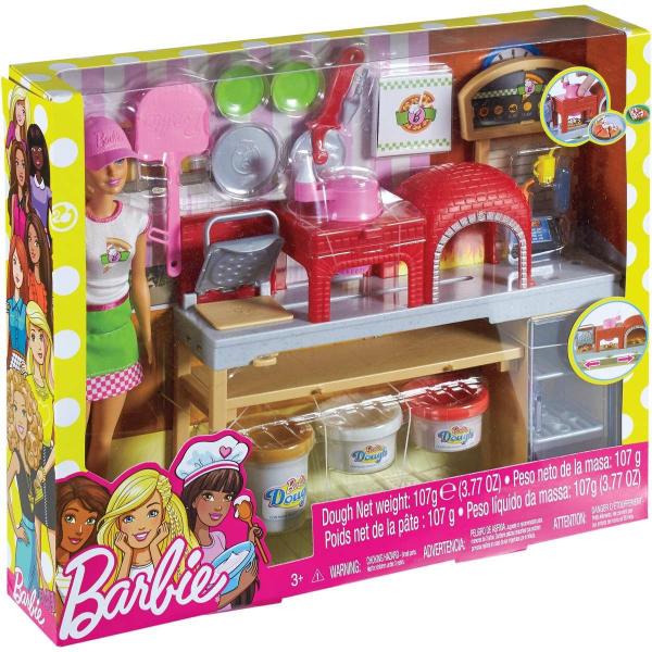 Barbie Cozinhando e Criando Pizzaiola Mattel FHR09