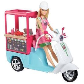 Barbie Cozinhando e Criando Scooter Lanchinhos - Mattel