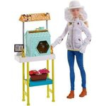 Barbie Cuidadora de Abelhas Profissões - Mattel FRM17