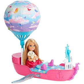 Barbie Dreamtopia - Boneca Chelsea Barco Balão Dwp59