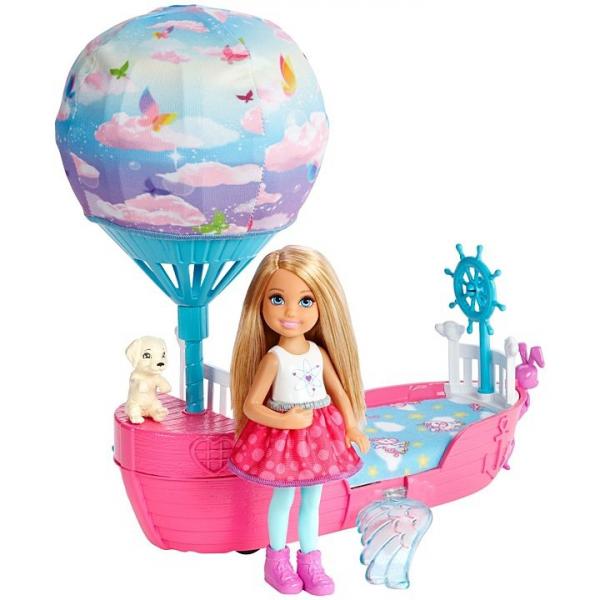 Barbie Dreamtopia Chelsea com Barco Balão - Mattel