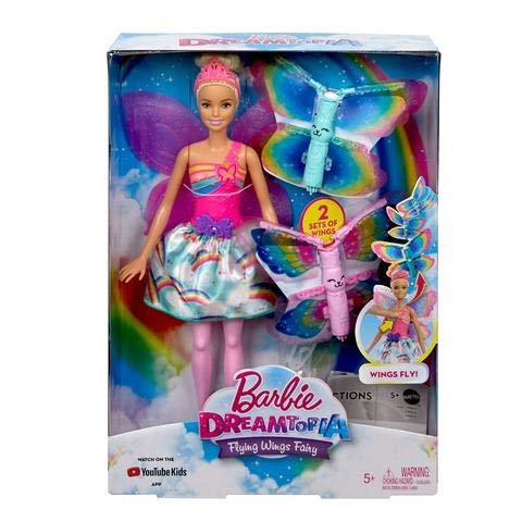 Barbie Dreamtopia - Fada Asas Voadoras - Mattel FRB07/FRB08