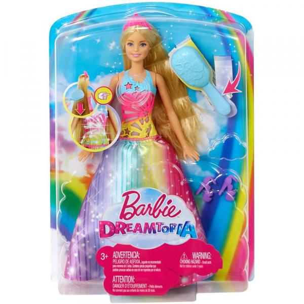 Barbie Dreamtopia Princesa Penteados Magicos Frb11- Mattel