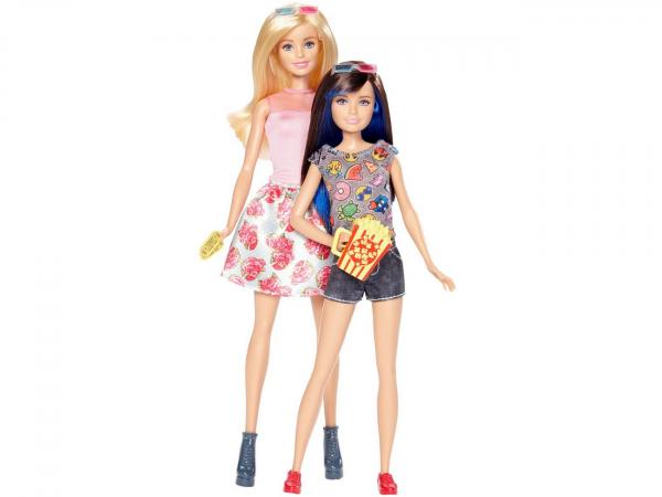 Barbie Dupla de Irmãs Barbie e Skipper - com Acessórios Mattel
