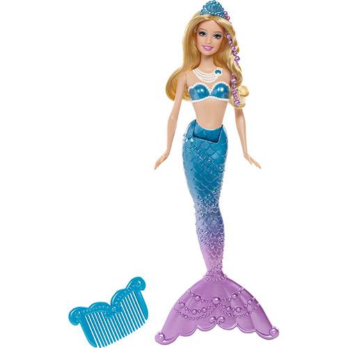 Barbie e a Sereia das Pérolas Amiga Sereia Azul Mattel