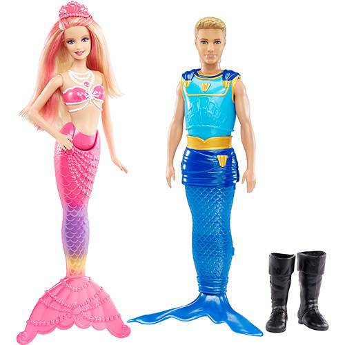 Tudo sobre 'Barbie e a Sereia das Pérolas Casal BLL49 - Mattel'