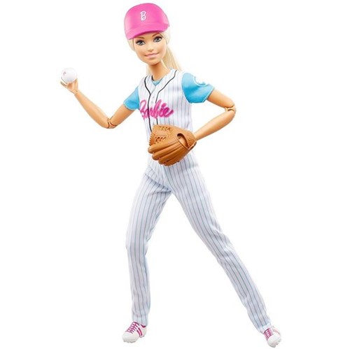Barbie Esportista Jogadora de Baseball - Mattel