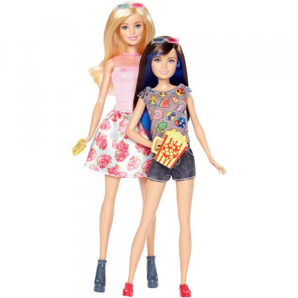 Barbie Família Dupla de Irmãs Morena - Mattel