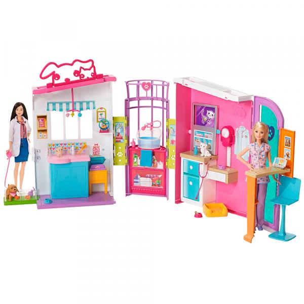 Barbie Família Hospital dos Bichinhos - Mattel