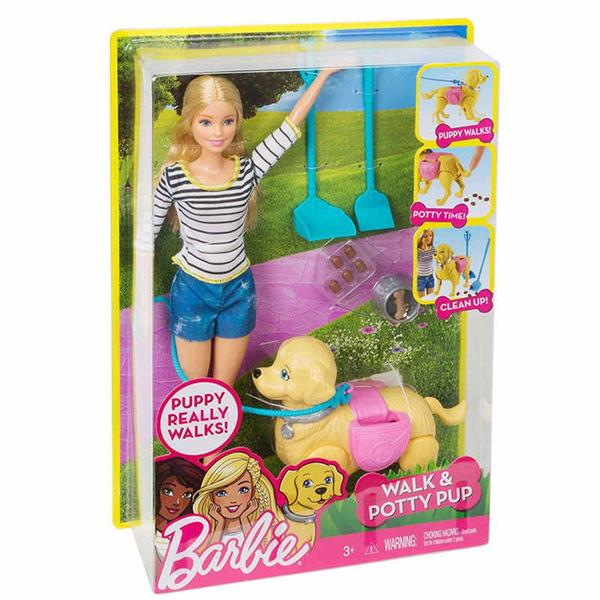 Barbie Família Passeio com Cachorrinho Mattel