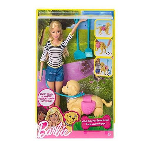 Barbie Família Passeio com o Cachorrinho