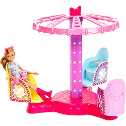Barbie Family Irmãs no Parque Carrossel - Mattel