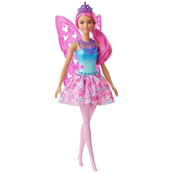 Barbie Fan Barbie Fada Asa Rosa Gjj99 - Mattel