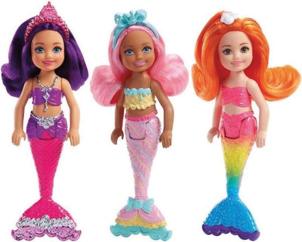 Barbie FAN Chelsea Sereias SORT. Mattel
