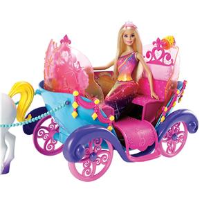 Barbie Fantasia Carruagem com Princesa - Mattel