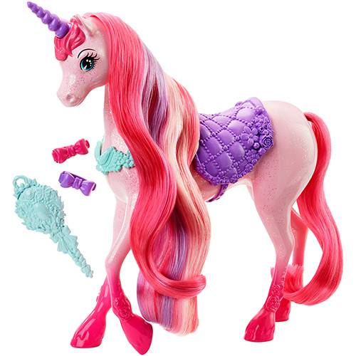Tudo sobre 'Barbie Fantasia Unicórnio Penteados Mágicos - Mattel'
