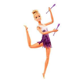 Barbie Feita para Mexer Esportista Atleta de Ginástica Rítmica - Mattel