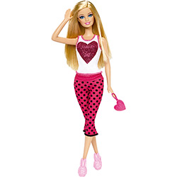Barbie Festa de Pijama Camiseta Coração - Mattel