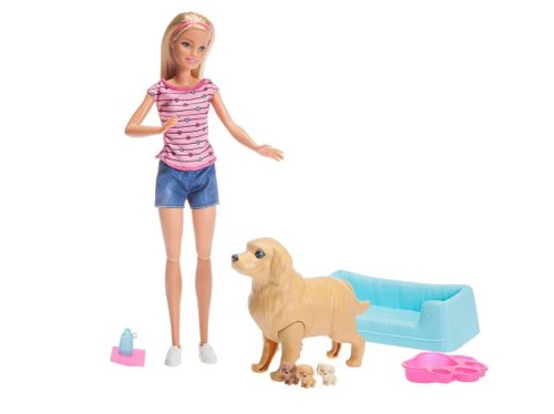 Barbie Filhotinhos Recém Nascidos com Acessórios - Mattel