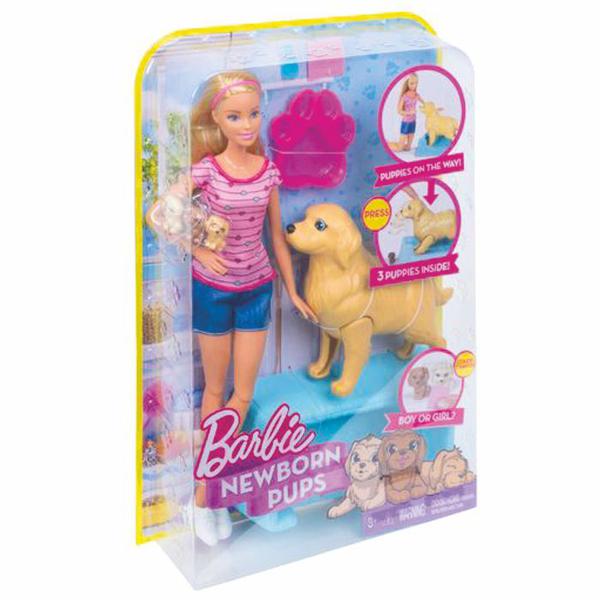 Barbie Filhotinhos Recém-nascidos FBN17 Mattel