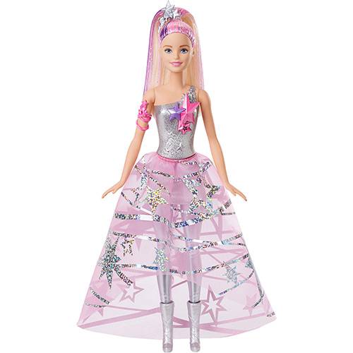Barbie Filme Aventura Nas Estrelas Vestido Galático - Mattel