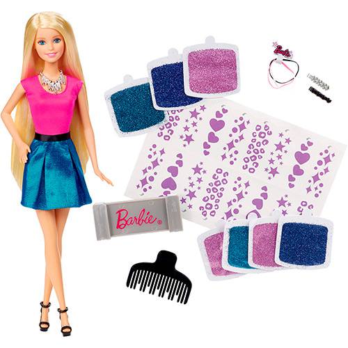Tudo sobre 'Barbie Glitter no Cabelo - Mattel'