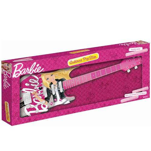Tudo sobre 'Barbie-Guitarra Infantil Luxo Mt-505a B'