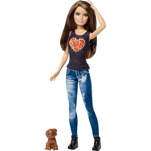 Barbie Irmãs com Pets Skipper - Mattel