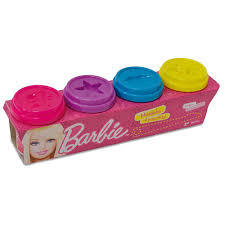 Barbie - Massinha com 4 Potes 50G