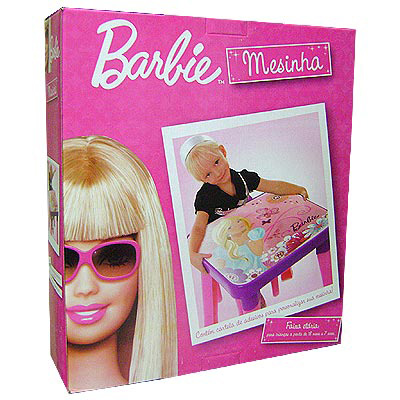 Barbie - Mesa com Cadeira - Fun Divirta-se - Barbie