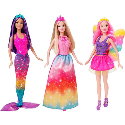Tudo sobre 'Barbie Mix e Match Trio Encantado - Mattel'