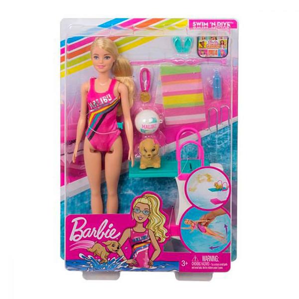 Barbie Nadadora Explorar e Descobrir Mattel