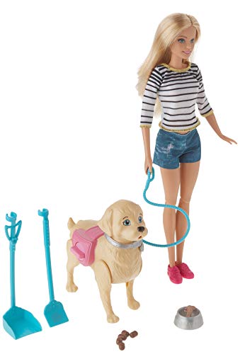 Barbie Passeio com Cachorrinho Mattel Loira