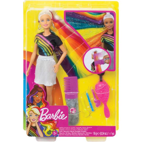 Barbie Penteados de ARCO-IRIS FXN96 - Mattel