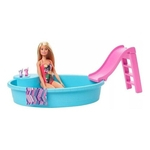 Barbie Piscina Chique Com Boneca Ghl91 Mattel